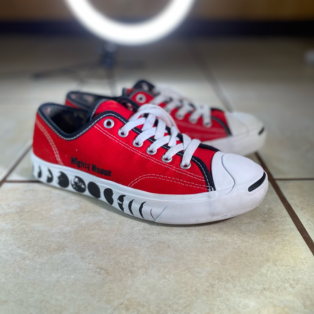Ultra Rare Mighty Mouse Converse Jack Purcell Red